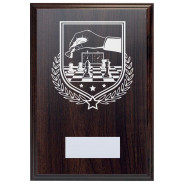 Chess Reward Deep Mahogany Plaque