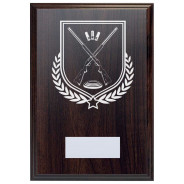 Clay Pigeon Reward Deep Mahogany Plaque