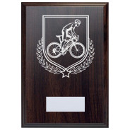 Cycling Reward Deep Mahogany Plaque
