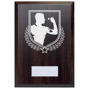 Darts Reward Deep Mahogany Plaque