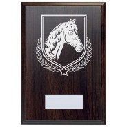 Equestrian Reward Deep Mahogany Plaque