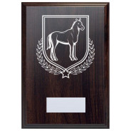 Equestrian Reward Deep Mahogany Plaque
