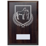 Equestrian Reward Deep Mahogany Plaque