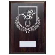 Equestrian Reward Deep Mahogany Plaque