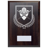 Fencing Reward Deep Mahogany Plaque