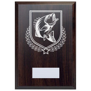 Fishing Reward Deep Mahogany Plaque