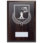 Fishing Reward Deep Mahogany Plaque