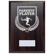 Football Parents' Player Reward Deep Mahogany Plaque