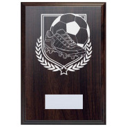 Football & Boot Reward Deep Mahogany Plaque
