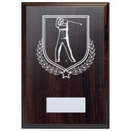 Golf Reward Deep Mahogany Plaque