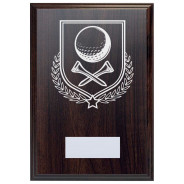 Golf Reward Deep Mahogany Plaque