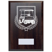 Golf Buggy Reward Deep Mahogany Plaque