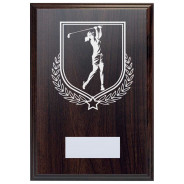 Golf Reward Deep Mahogany Plaque