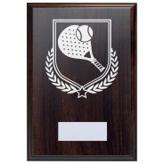Padel Tennis Reward Deep Mahogany Plaque