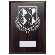 Cards & Poker Reward Deep Mahogany Plaque