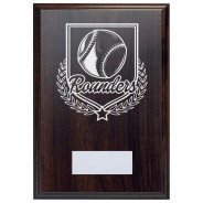 Rounders Reward Deep Mahogany Plaque