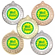 Well Done Wreath Medals