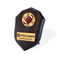 American Football Walnut Shield