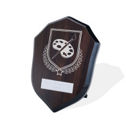 UV Colour Printed Art Walnut Shield