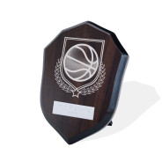 UV Colour Printed Basketball Walnut Shield