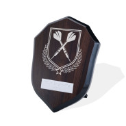 UV Colour Printed Darts Walnut Shield