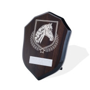 UV Colour Printed Equestrian Walnut Shield