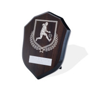 UV Colour Printed Gaelic Football Walnut Shield