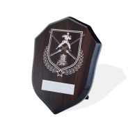 UV Colour Printed Martial Arts Walnut Shield