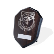 UV Colour Printed Photography Walnut Shield
