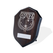 UV Colour Printed Quiz Walnut Shield