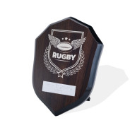 UV Colour Printed Rugby Walnut Shield