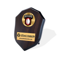 Rugby Walnut Shield