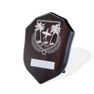 UV Colour Printed Surfing Walnut Shield