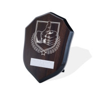 UV Colour Printed Thumbs Up Walnut Shield