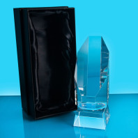Clear Glass Column On Base