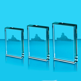 Budget Glass Kart Trophy Set