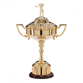 Sterling Gold Plated Golf Cup